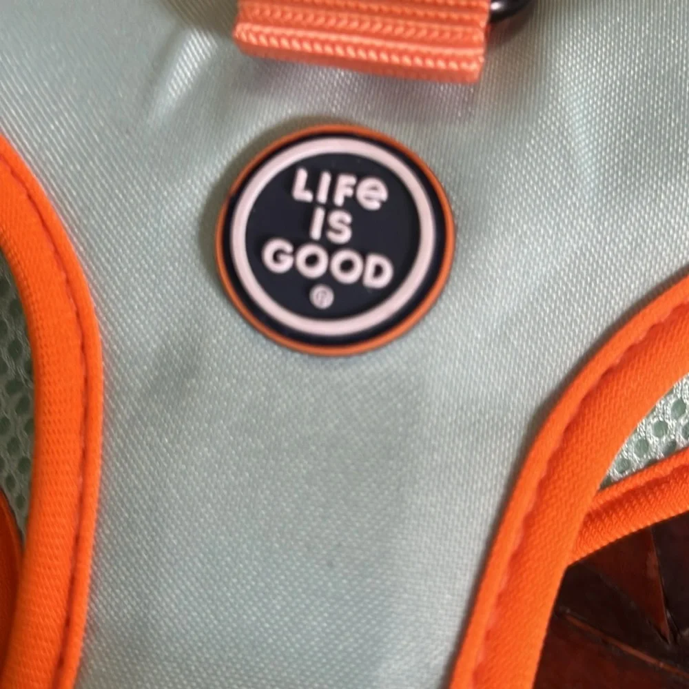 LIFE IS GOOD DOG COLLAR SIZE‎ M